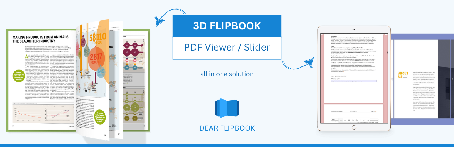 Dear Flipbook – PDF Flipbook, 3D Flipbook, PDF embed, PDF viewer