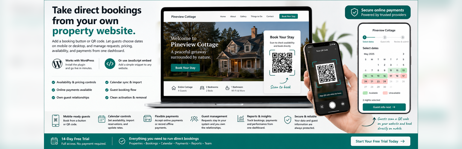 3pm11am Rental Property Booking Launcher