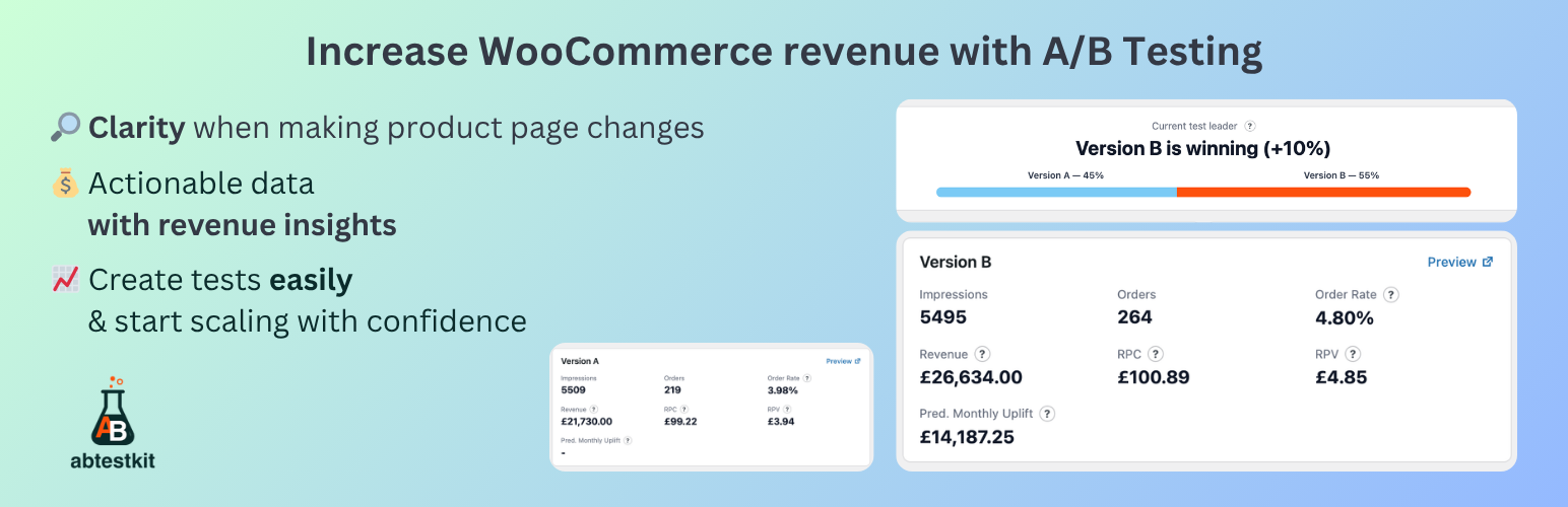 abtestkit – AB testing for WooCommerce