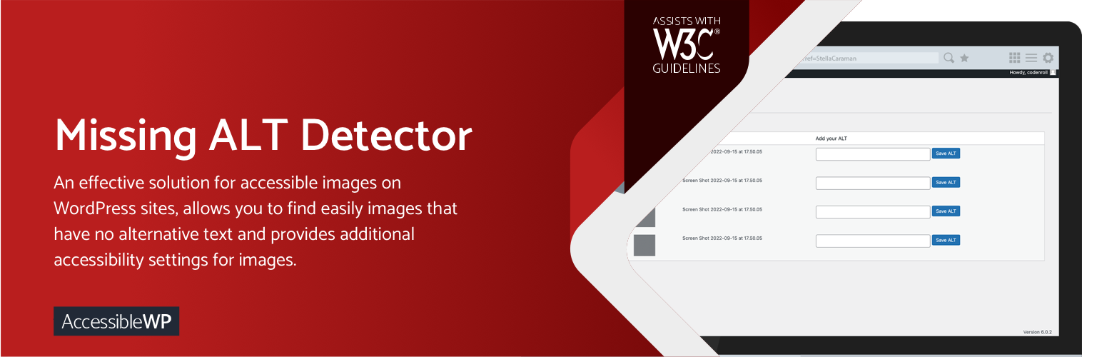 AccessibleWP – ALT Detector