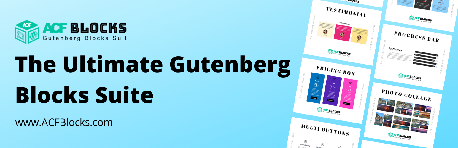 Gutenberg Blocks – ACF Blocks Suite