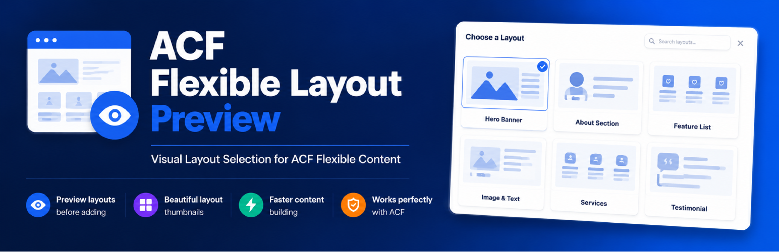 ACF Flexible Layout Preview
