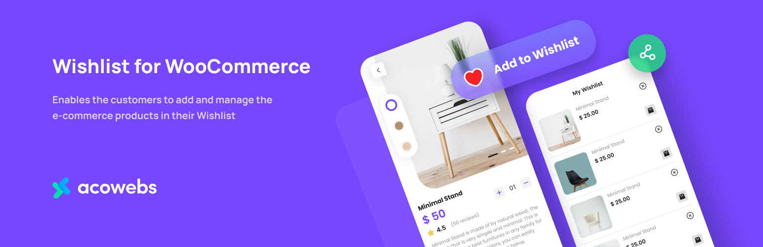 Wishlist and Save for later for Woocommerce