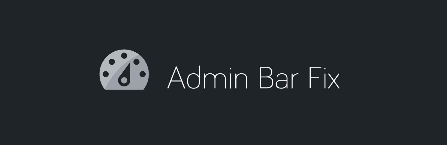 Admin Bar Fix