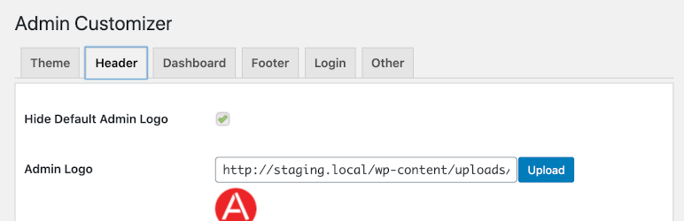 Admin Customizer