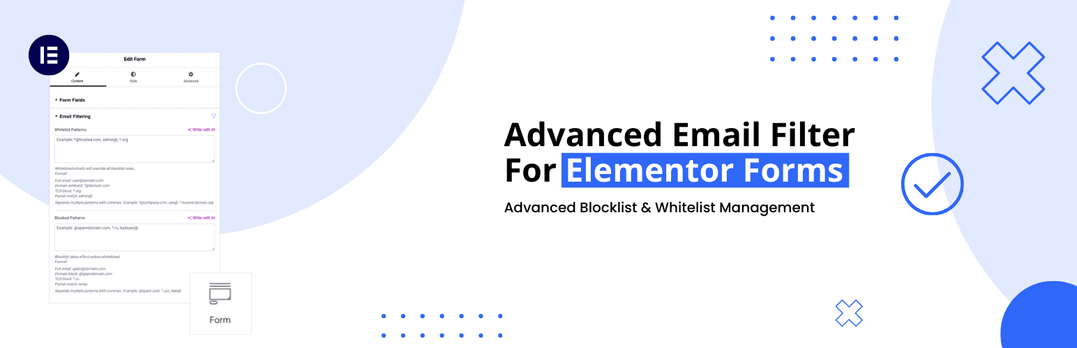 Advanced Email Filter for Elementor Forms