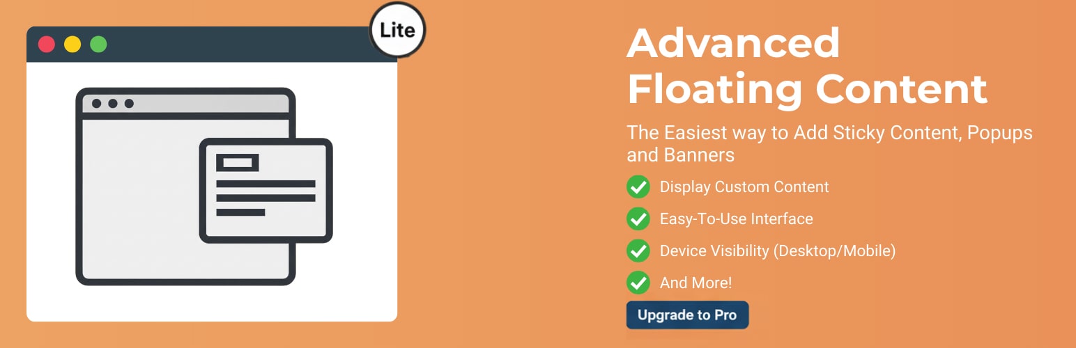 Advanced Floating Content Lite