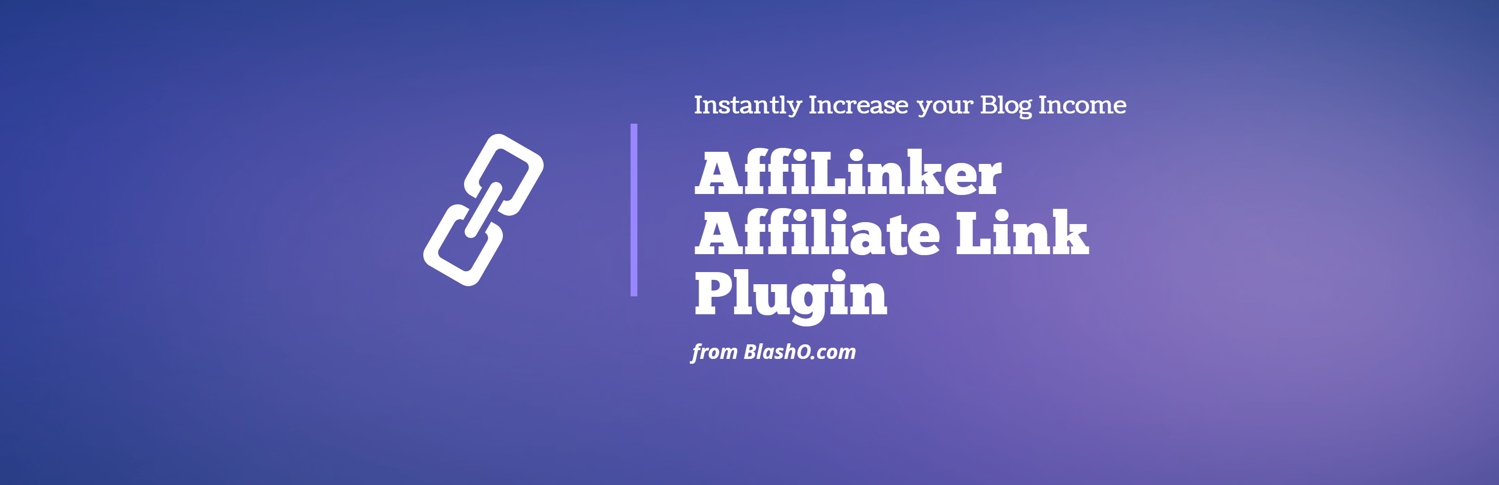 Affiliate Link Plugin from BlashO