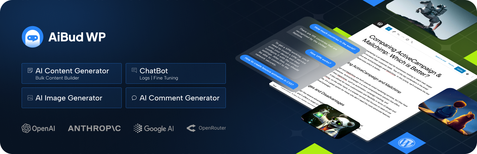 AI Bud – AI Content Generator, AI Chatbot, ChatGPT, Gemini, GPT-4o