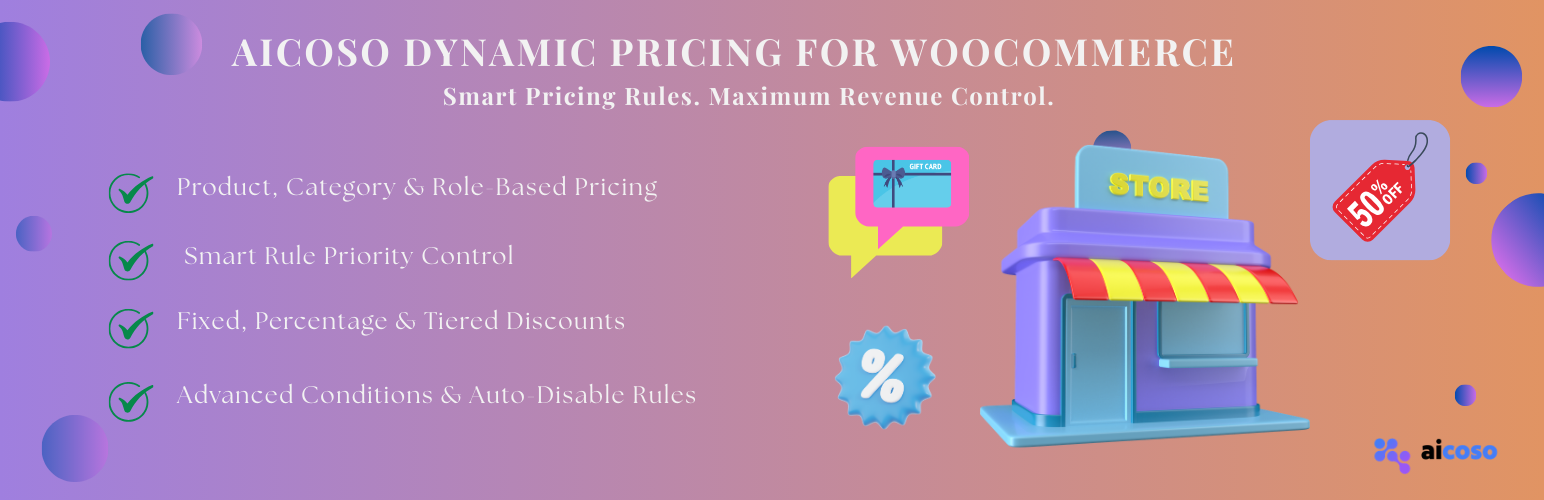 AICOSO Dynamic Pricing for WooCommerce
