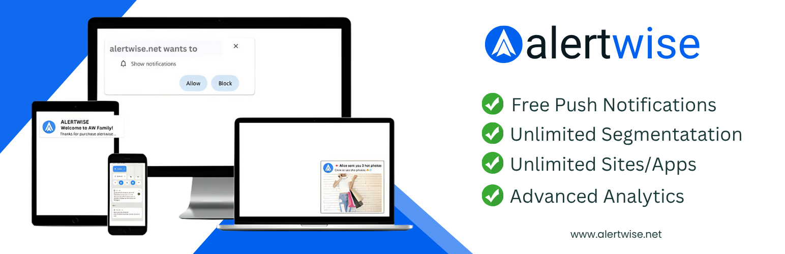 AlertWise: Mobile & Web Push Notification Service
