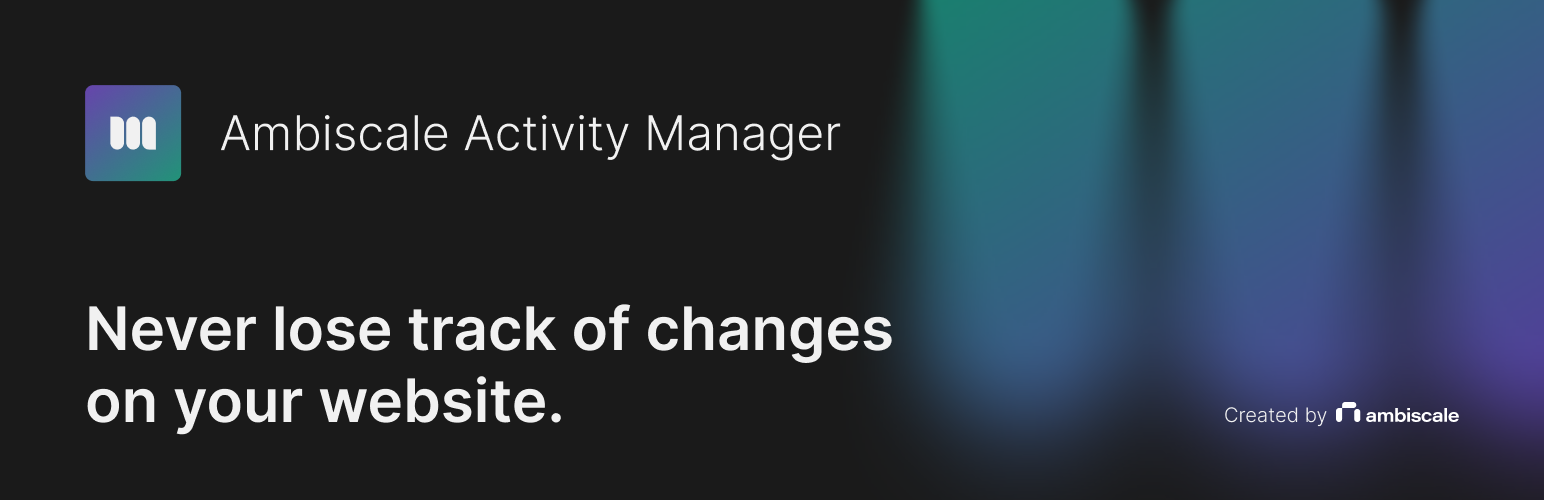 Ambiscale Activity Manager