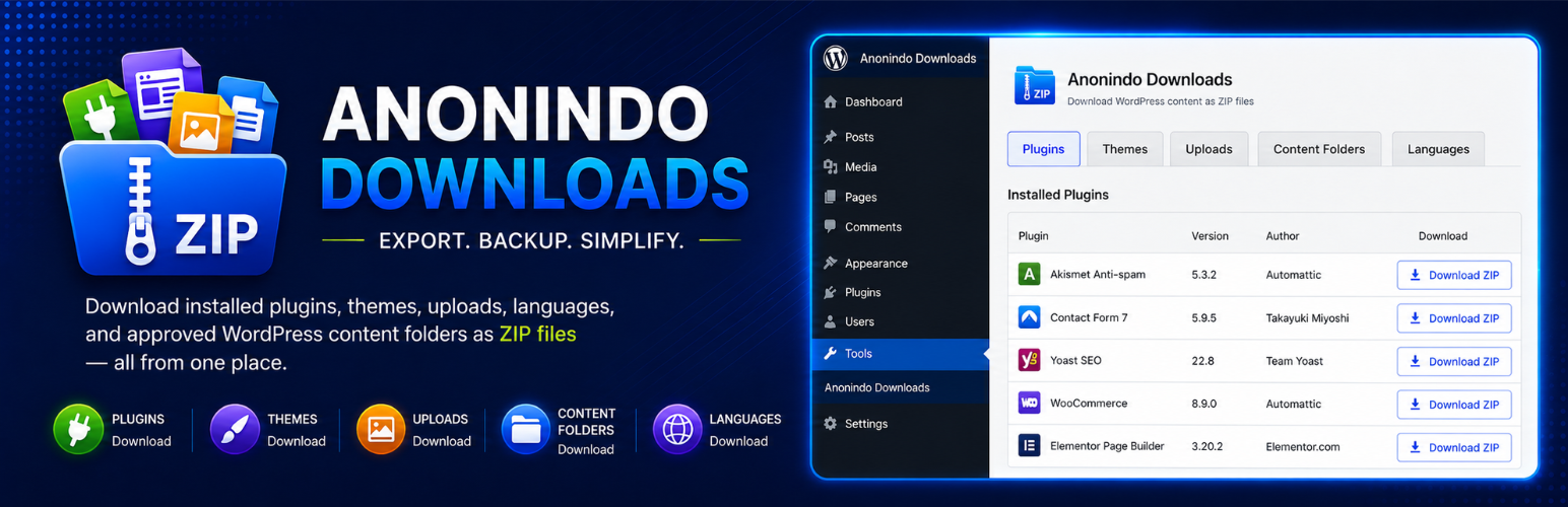 Anonindo Downloads