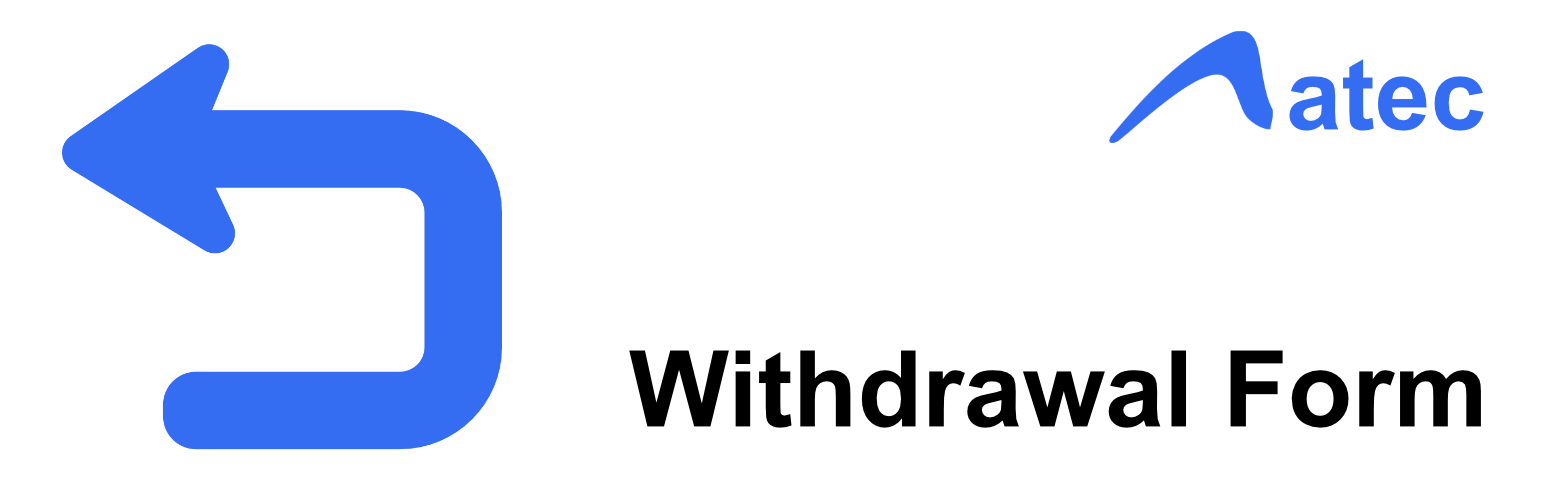 atec Withdrawal Form
