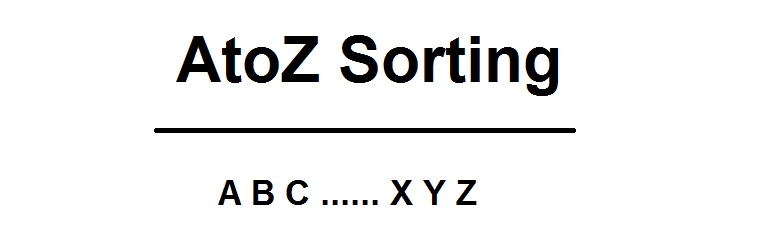 AtoZ Sorting