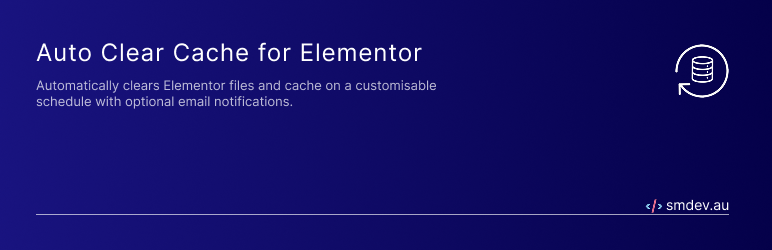 Auto Clear Cache For Elementor
