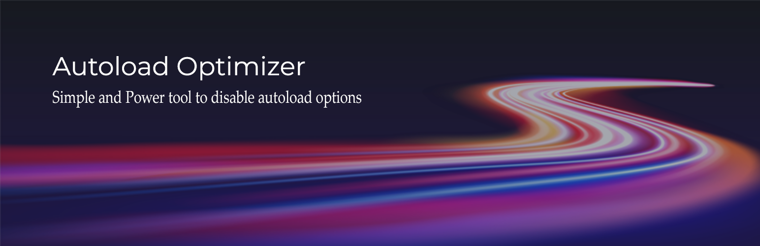 Autoload Optimizer