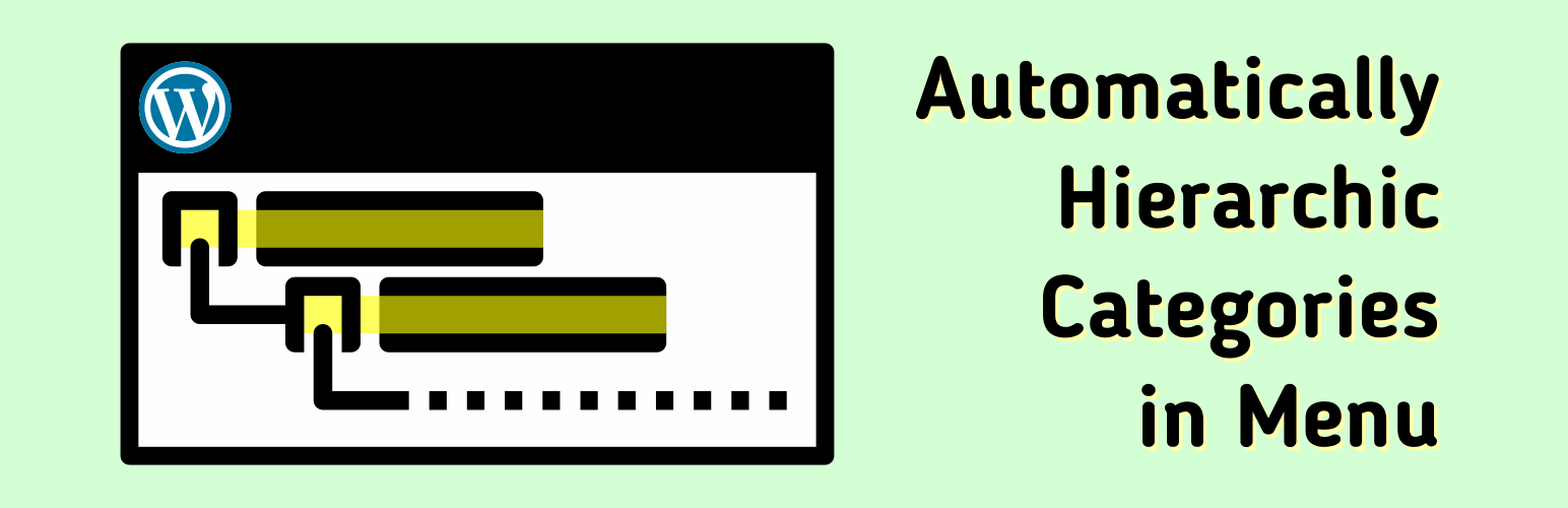Automatically Hierarchic Categories in Menu