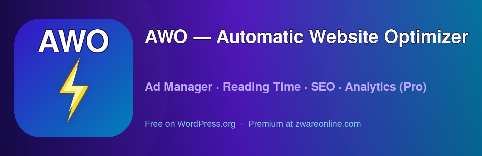 AWO — Automatic Website Optimizer