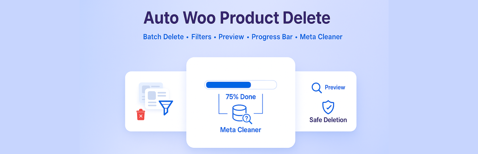AWPD Product Delete for WooCommerce