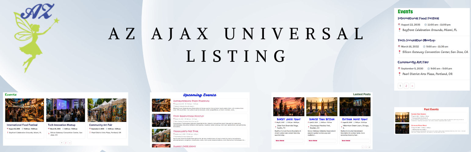 AZ Ajax Universal Listing