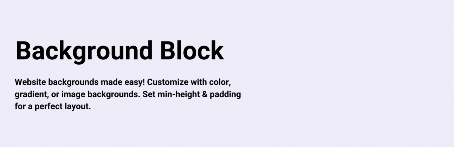 Section Builder with Backgrounds – Customize with Color, Gradient, Image and Parallax.