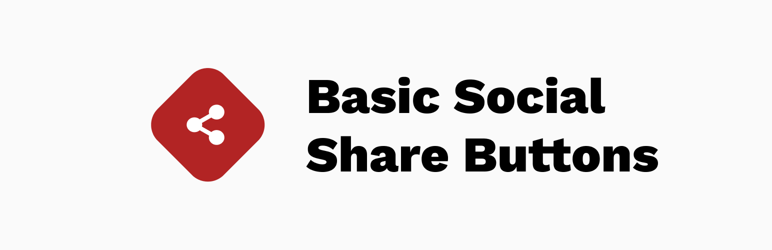Basic Social Share Buttons