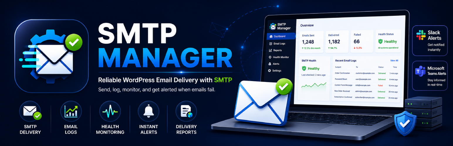 SMTP Manager by ByteCore Stack