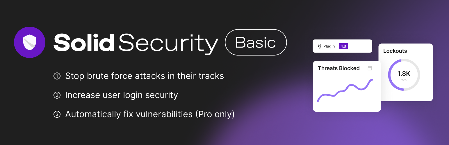 Solid Security – Password, Two Factor Authentication, and Brute Force Protection