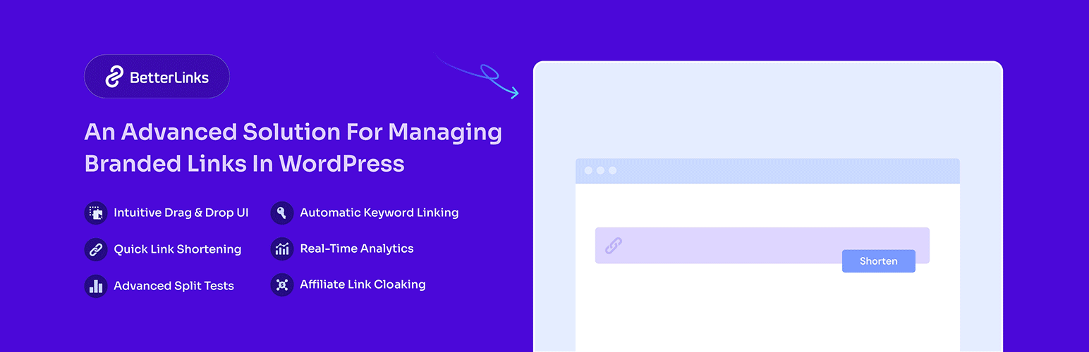 BetterLinks – URL Shortener, Link Tracking, Analytics & Affiliate Link Manager
