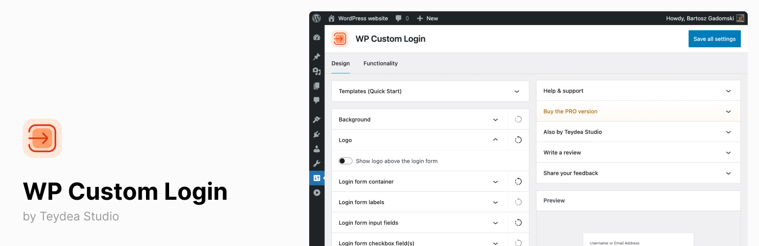 WP Custom Login