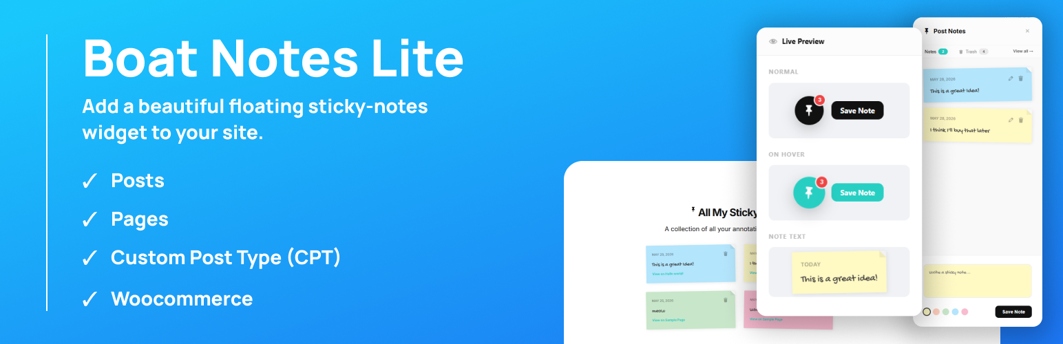 Boat Notes Lite