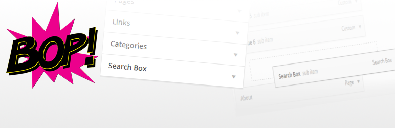 Bop Search Box Item Type For Nav Menus