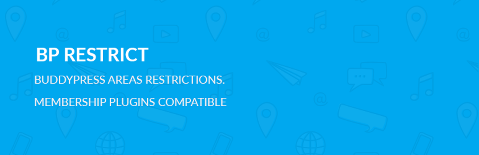 Restrictions for BuddyPress