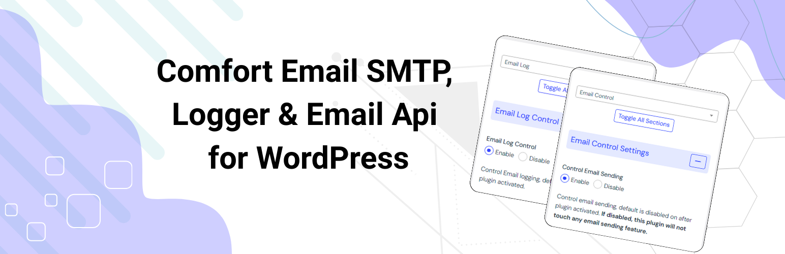 Comfort Email SMTP, Logger & Email Api