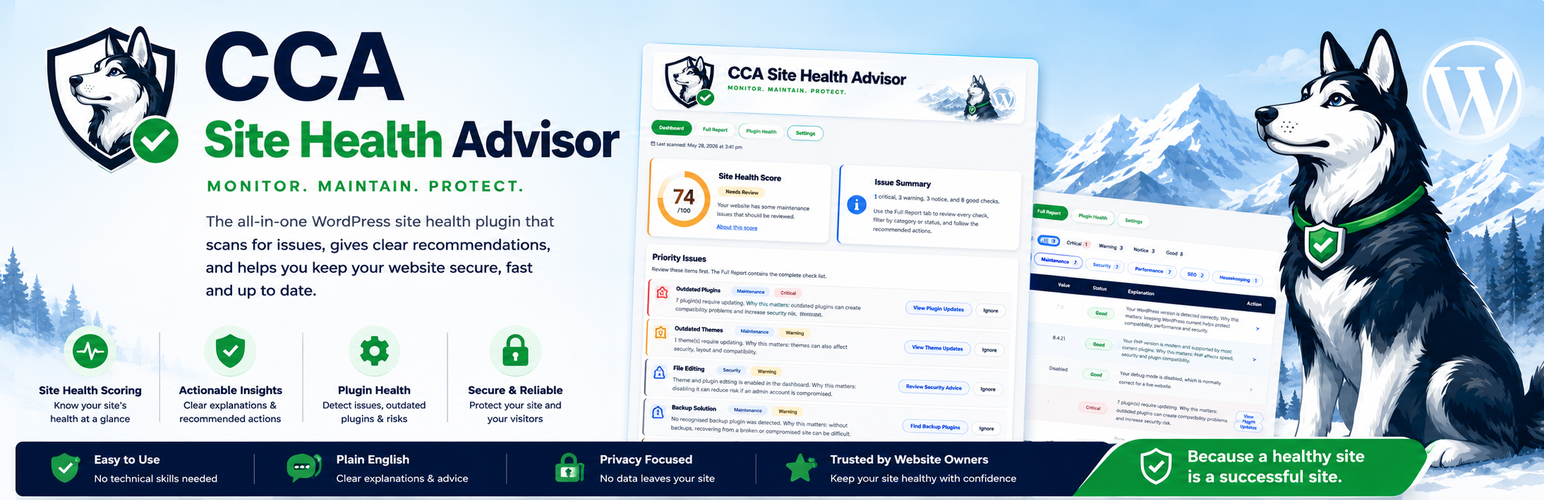 CCA Site Health Advisor