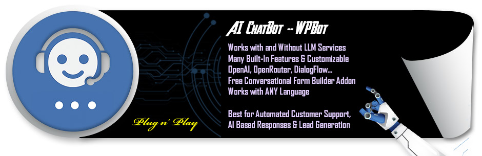 WPBot – AI ChatBot for Live Support, Lead Generation, AI Services