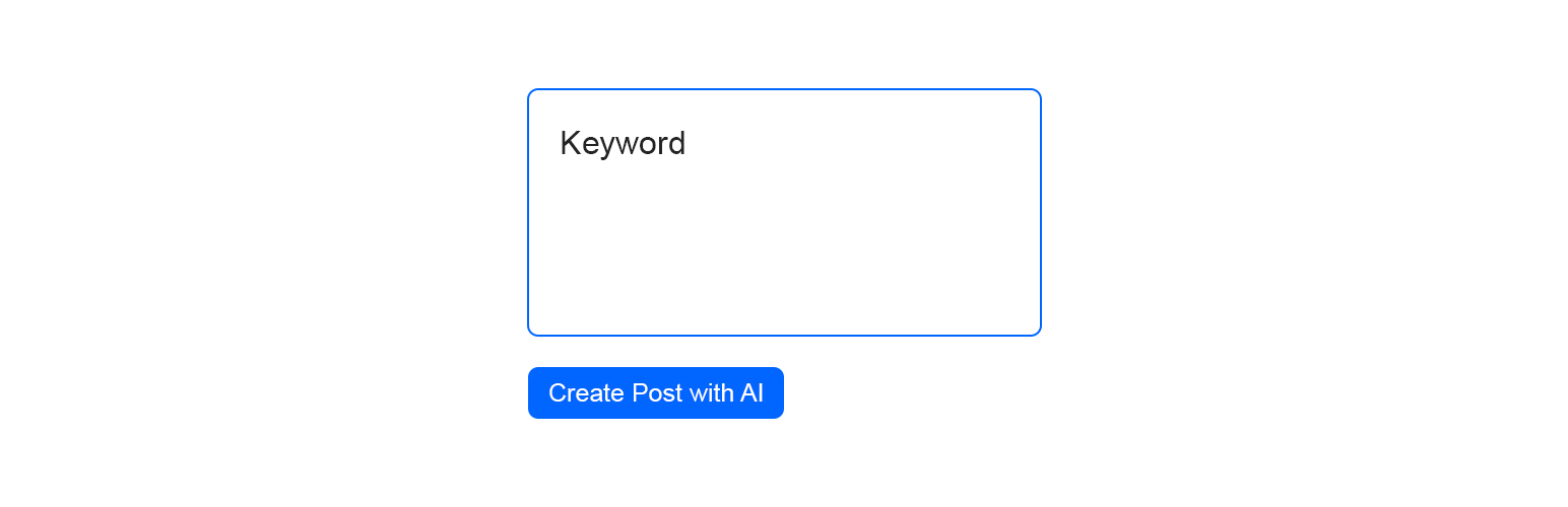 Chout – AI Post Builder