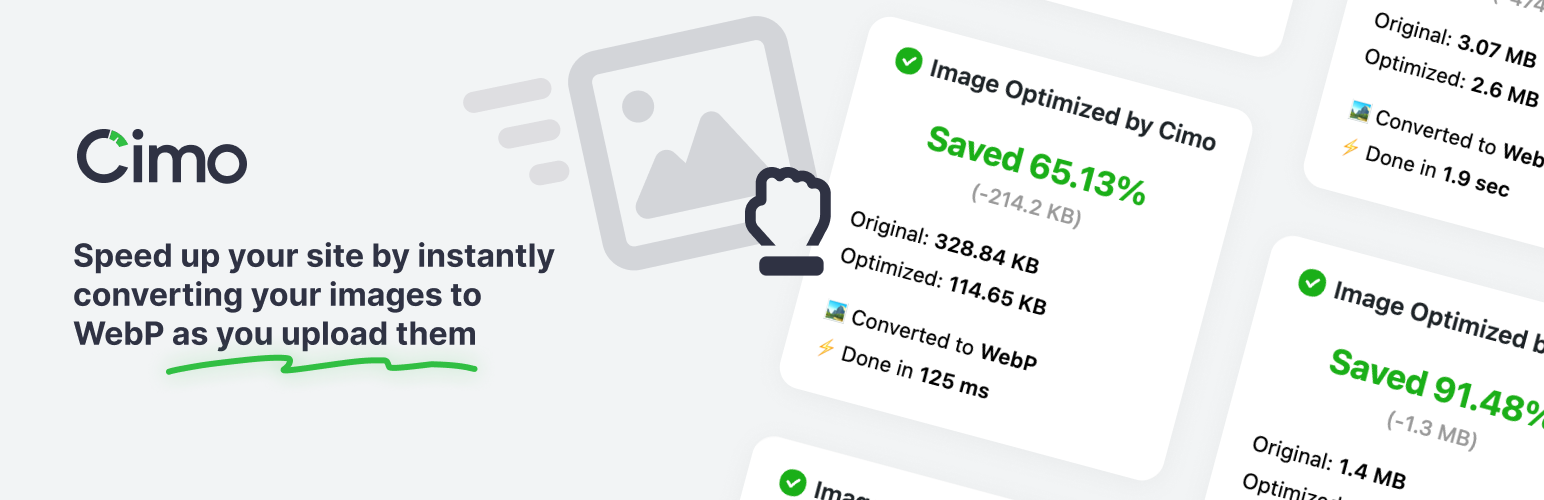 Cimo – Free Instant Image Optimizer & WebP Converter