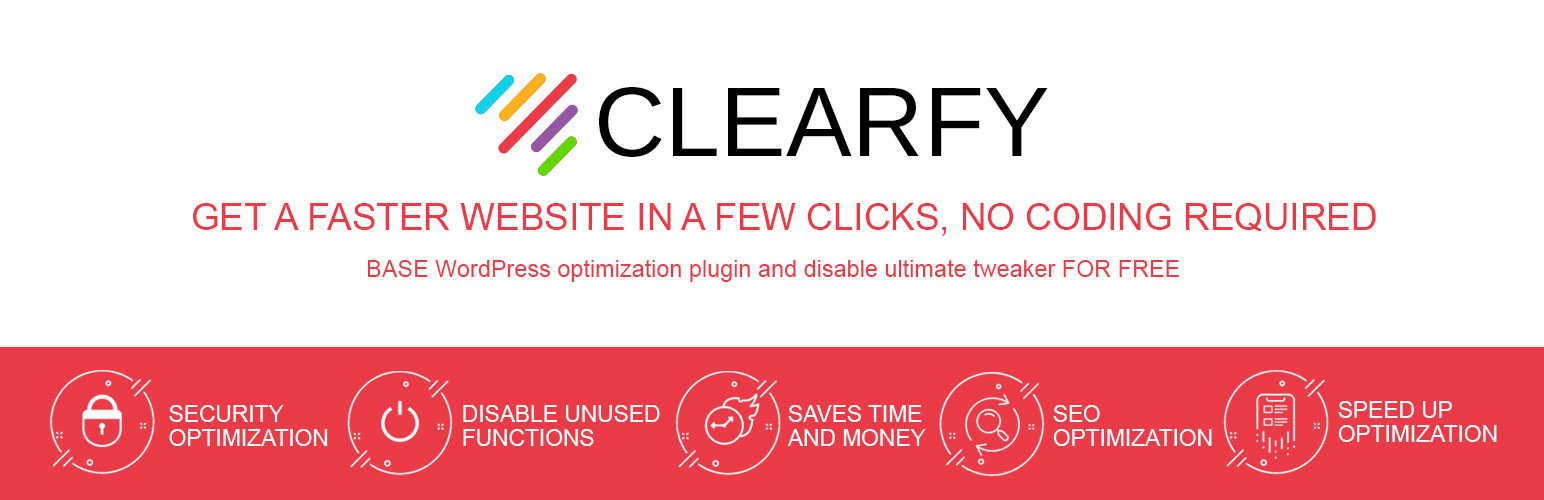 Clearfy Cache – WordPress optimization plugin, Minify HTML, CSS & JS, Defer