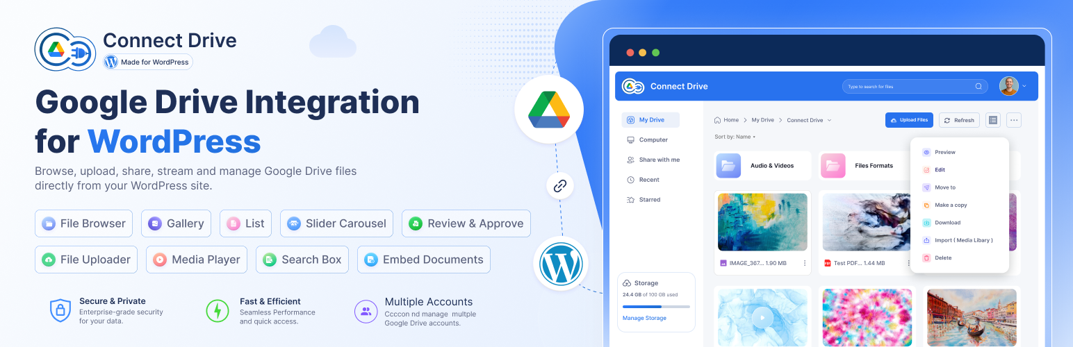 Connect Drive – File Manager for Google Drive
