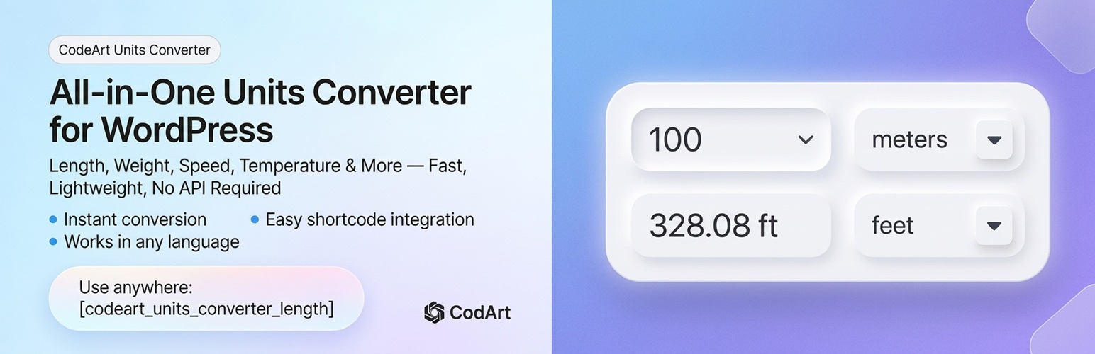 CodeArt Units Converter