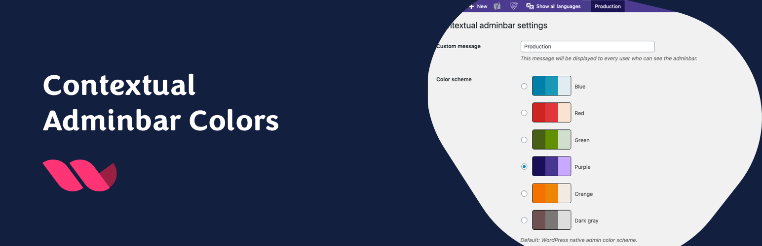 Contextual Adminbar Color