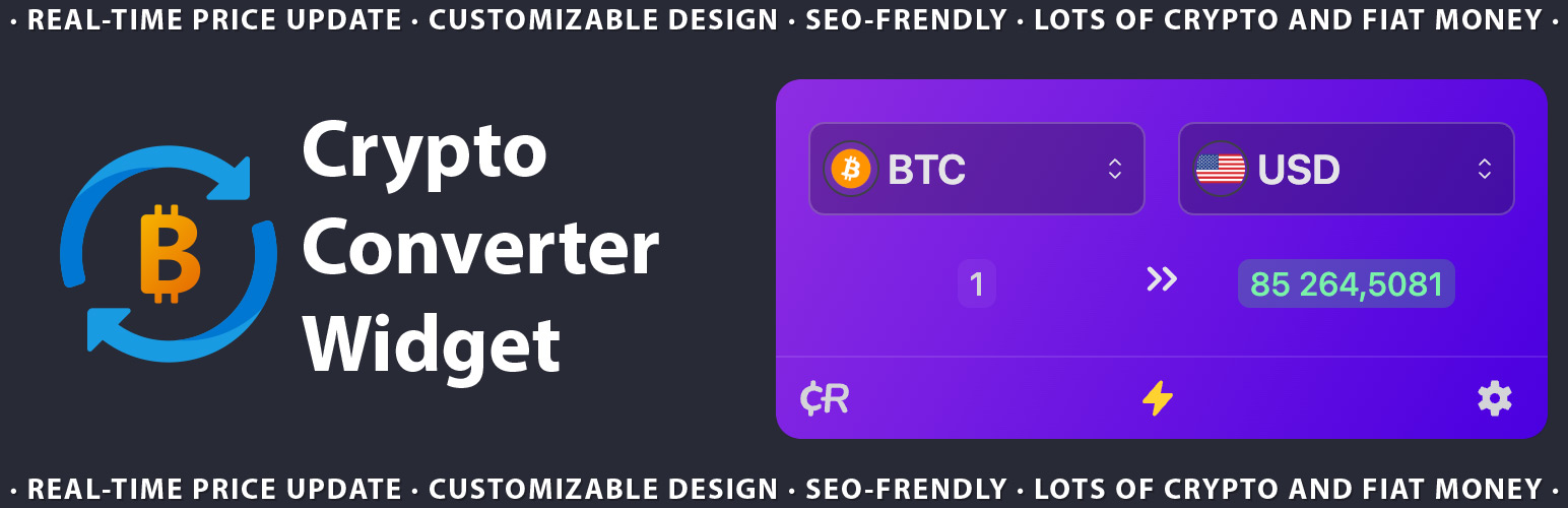 Crypto Converter ⚡ Widget
