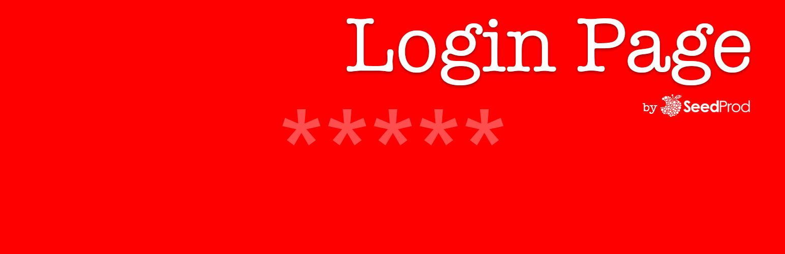 Custom Login Page by SeedProd