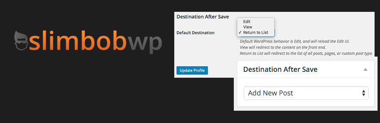 Destination After Save