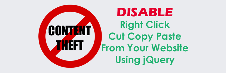 Disable Right Click and Content Copy Protection