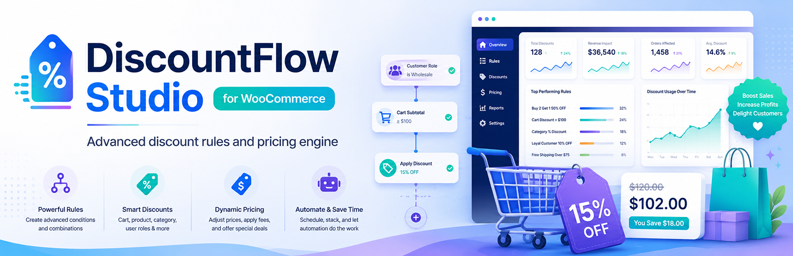 DiscountFlow Studio for WooCommerce