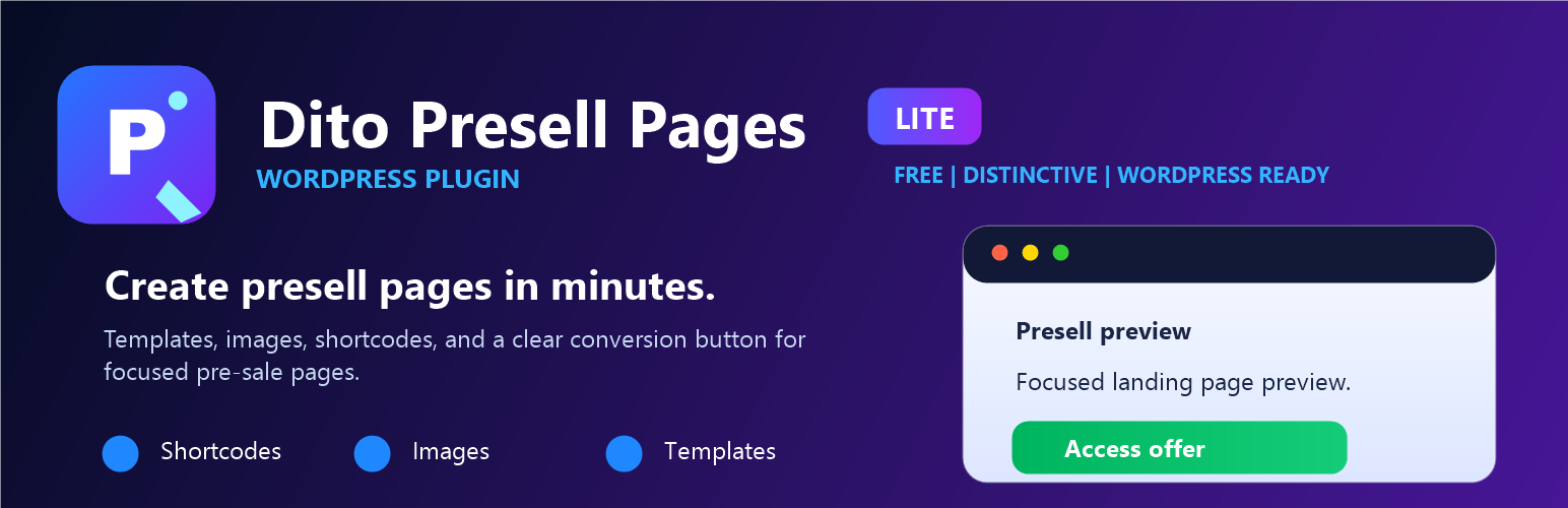 Dito Presell Pages