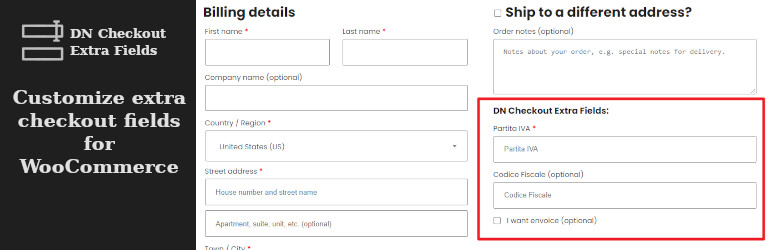 DN Checkout Extra Fields